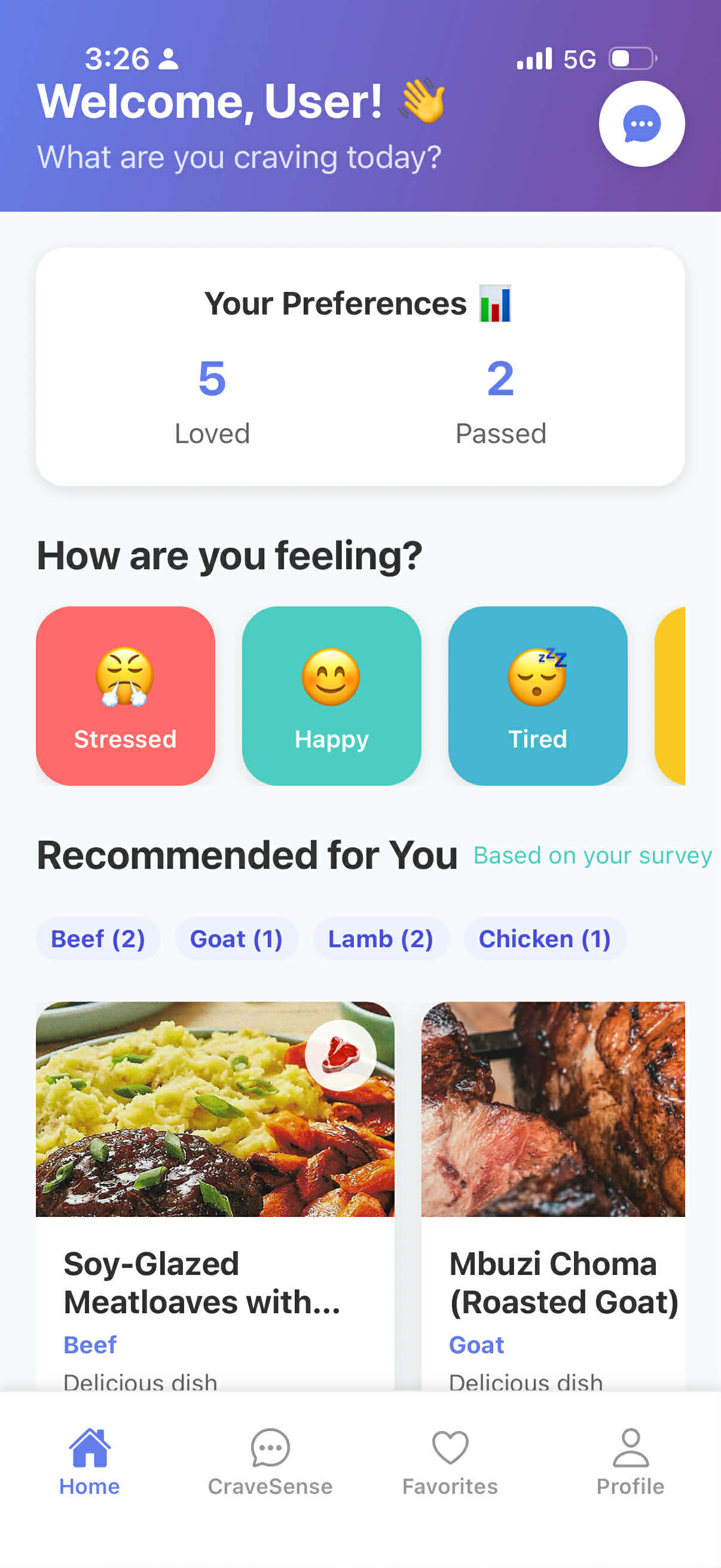 CraveSense Feature 1